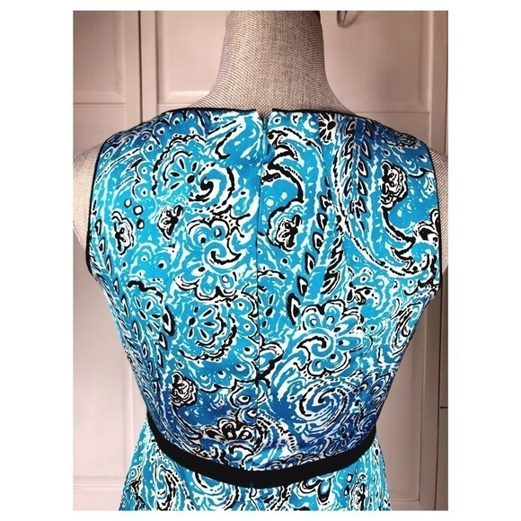 ANN TAYLOR PLEATED SUMMER DRESS size 0P 0576 - Picture 6 of 7